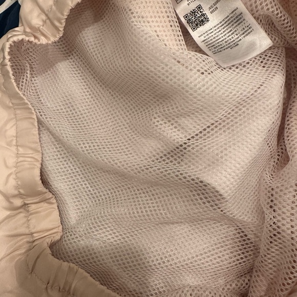 GUESS Women's Navy Pink Floral Bomber Jacket Wind Breaker Hooded  Pockets Sz M - Picture 6 of 10